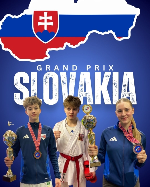 GP Slovakia - zlato a 2x stříbro
