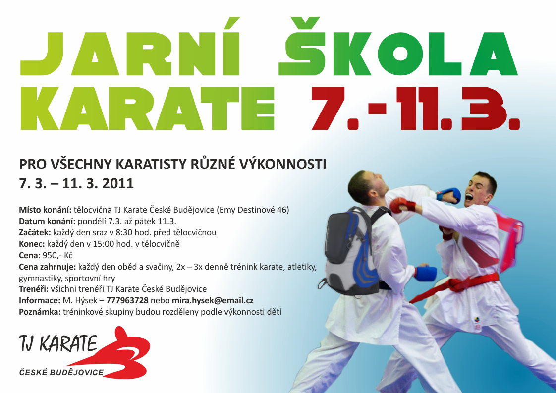 Jarní škola karate