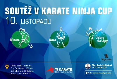 Soutěž v karate Ninja Cup