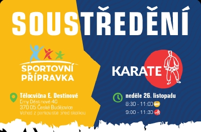 Soustředění Sportovní přípravky a karate