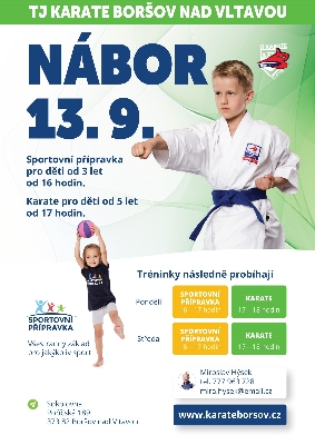 NÁBORY KARATE A SPORTOVNÍ PŘÍPRAVKY