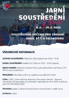 Jarní soustředění