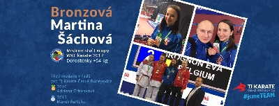 MARTINA ŠÁCHOVÁ BRONZOVÁ NA MISTROVSTVÍ EVROPY EKF 2017 !!!